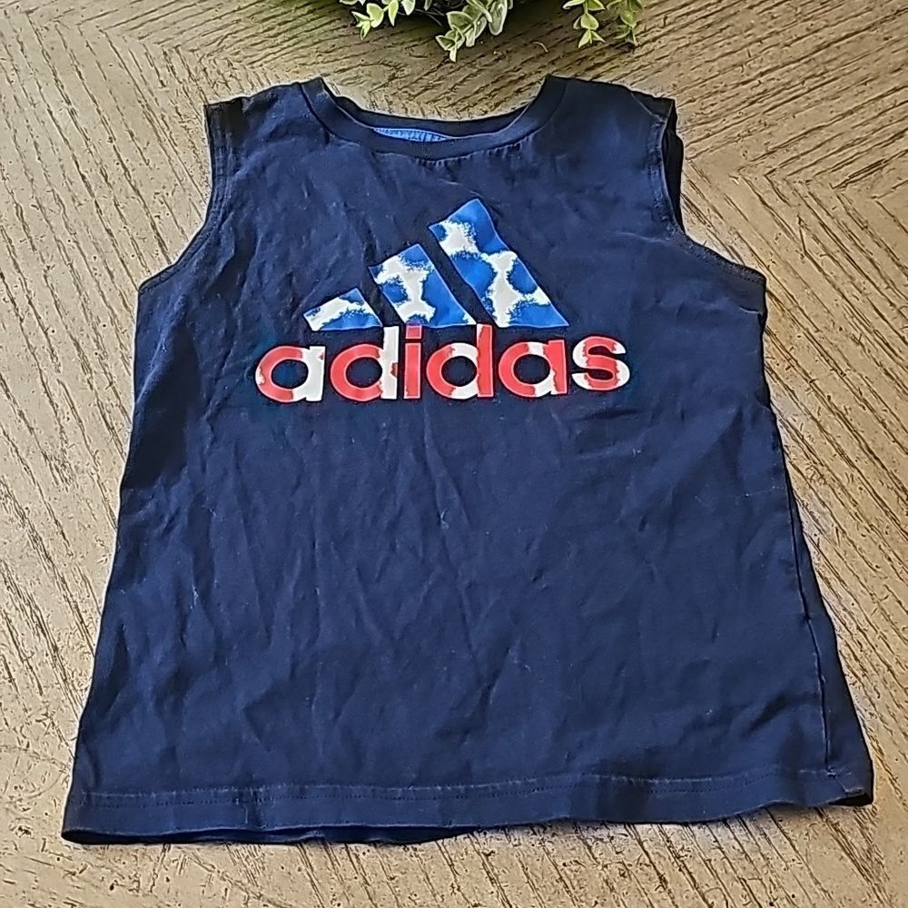 Adidas tank top size 6 Navy